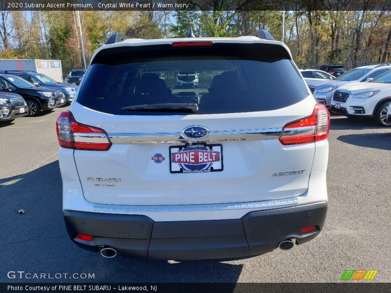 Crystal White Pearl / Warm Ivory 2020 Subaru Ascent Premium