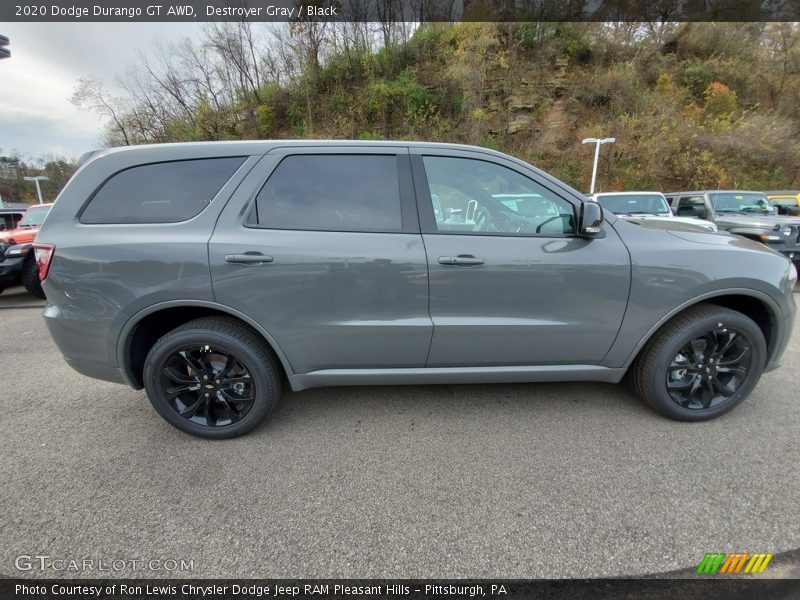 Destroyer Gray / Black 2020 Dodge Durango GT AWD
