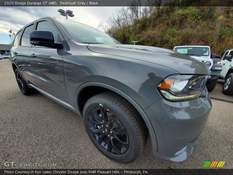 Destroyer Gray / Black 2020 Dodge Durango GT AWD