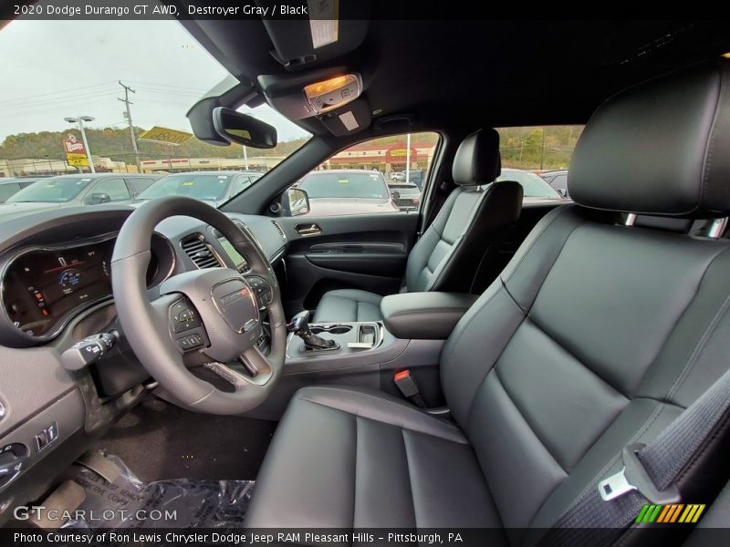 Destroyer Gray / Black 2020 Dodge Durango GT AWD
