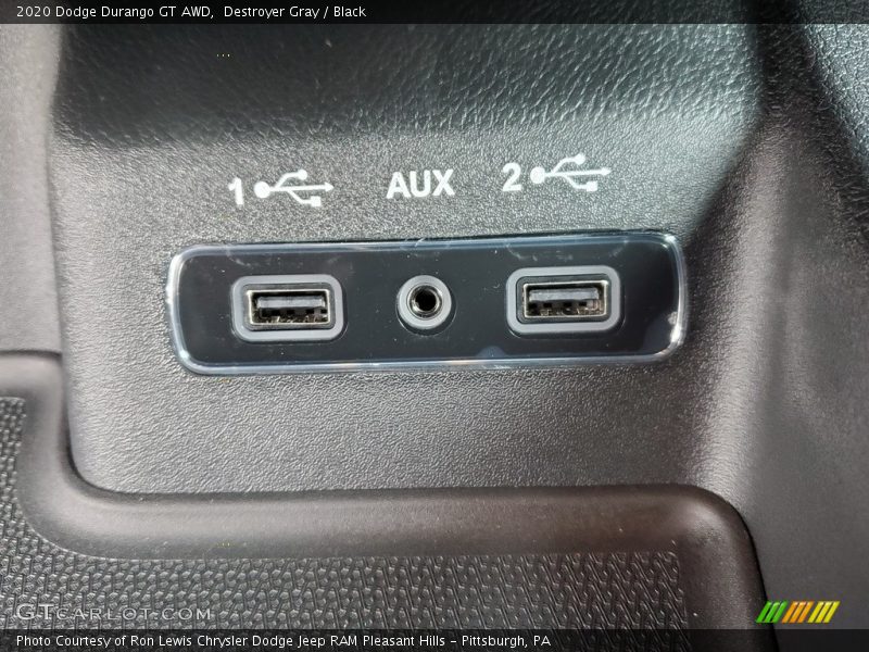 Destroyer Gray / Black 2020 Dodge Durango GT AWD