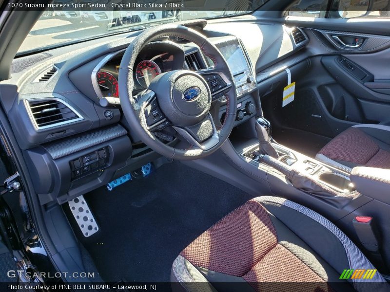  2020 Impreza Sport Sedan Black Interior