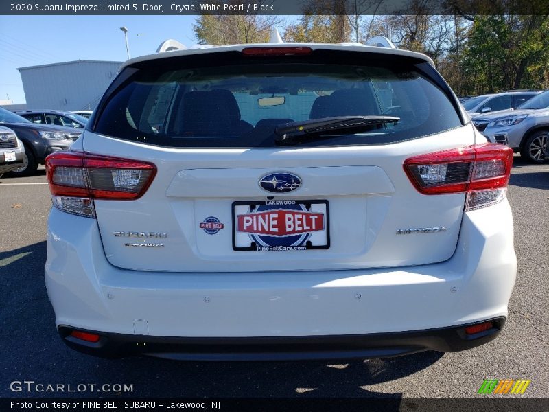 Crystal White Pearl / Black 2020 Subaru Impreza Limited 5-Door