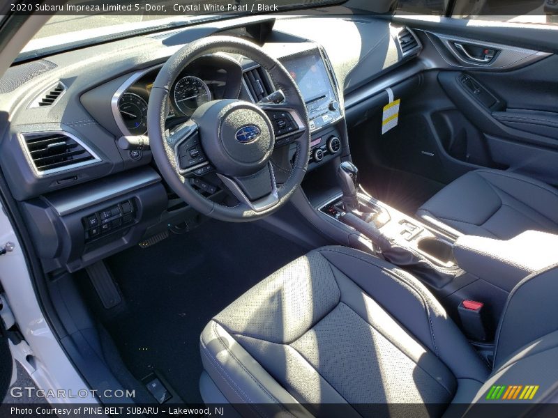 Crystal White Pearl / Black 2020 Subaru Impreza Limited 5-Door