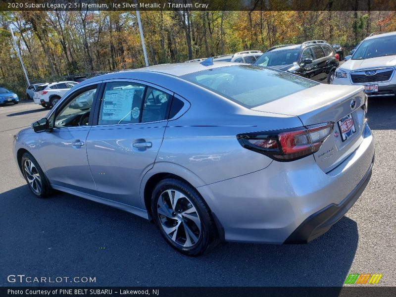 Ice Silver Metallic / Titanium Gray 2020 Subaru Legacy 2.5i Premium