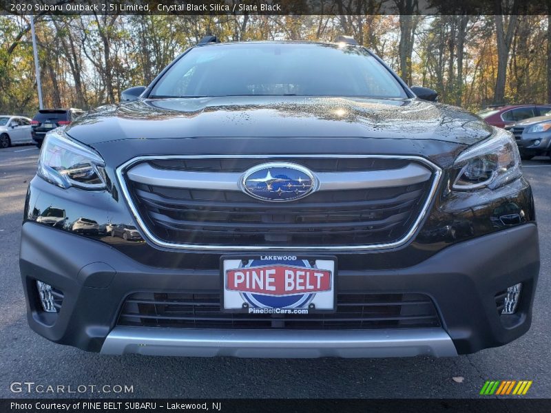 Crystal Black Silica / Slate Black 2020 Subaru Outback 2.5i Limited