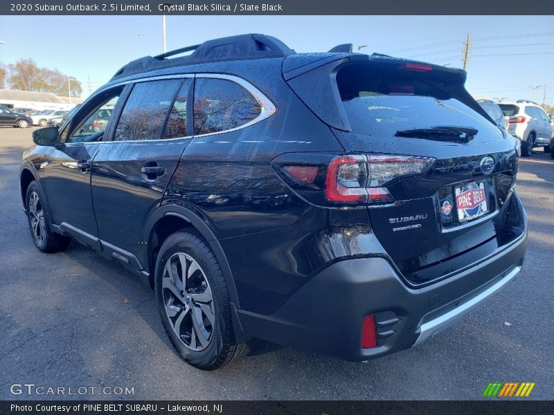 Crystal Black Silica / Slate Black 2020 Subaru Outback 2.5i Limited