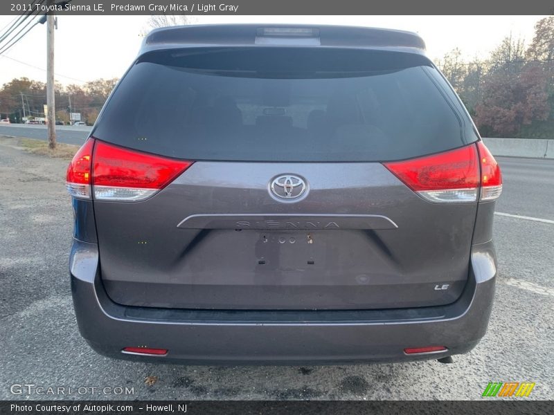 Predawn Gray Mica / Light Gray 2011 Toyota Sienna LE