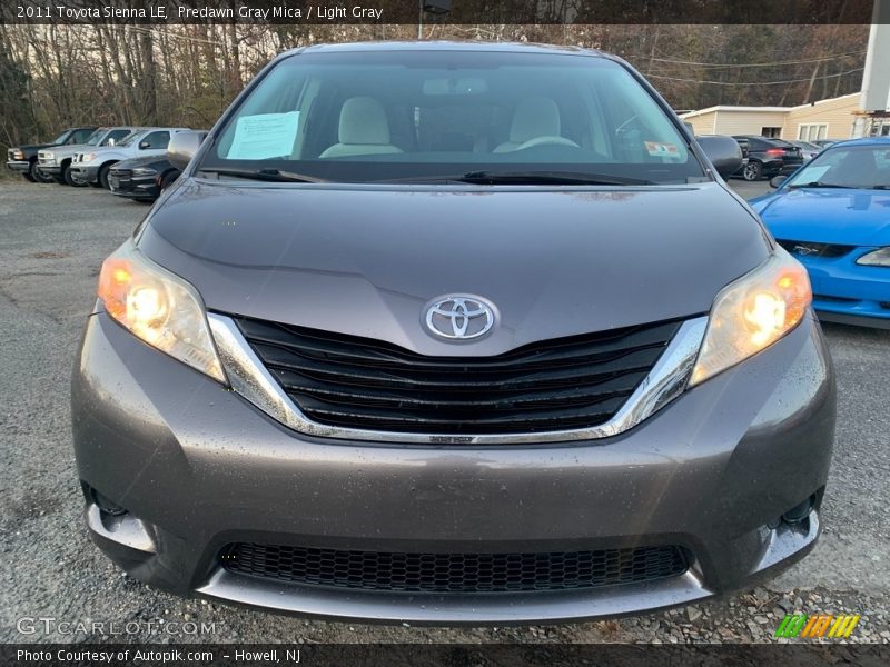 Predawn Gray Mica / Light Gray 2011 Toyota Sienna LE