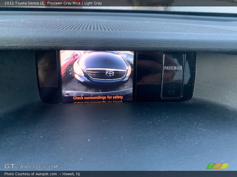 Predawn Gray Mica / Light Gray 2011 Toyota Sienna LE