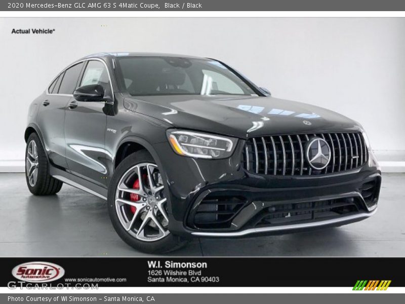 Black / Black 2020 Mercedes-Benz GLC AMG 63 S 4Matic Coupe