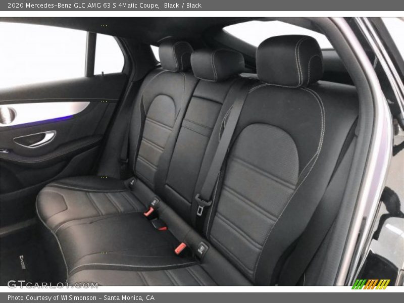 Rear Seat of 2020 GLC AMG 63 S 4Matic Coupe