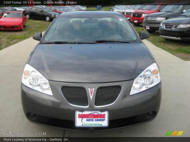 Granite Metallic / Ebony 2006 Pontiac G6 V6 Sedan