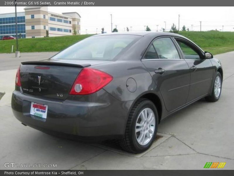 Granite Metallic / Ebony 2006 Pontiac G6 V6 Sedan