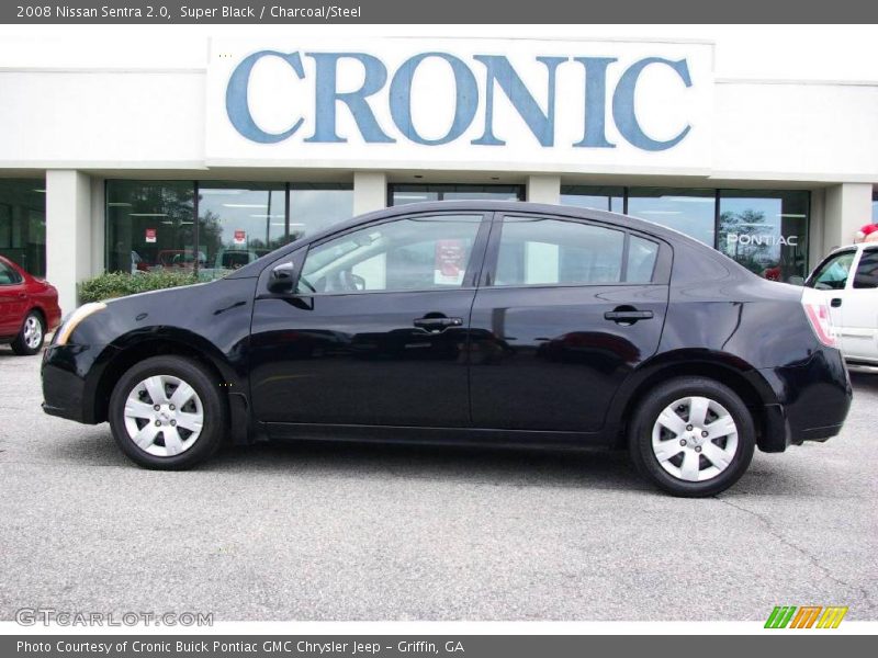 Super Black / Charcoal/Steel 2008 Nissan Sentra 2.0