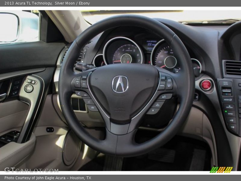 Silver Moon / Ebony 2013 Acura TL Technology