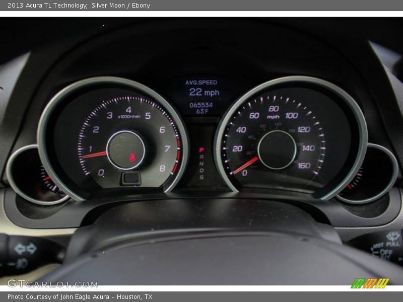Silver Moon / Ebony 2013 Acura TL Technology