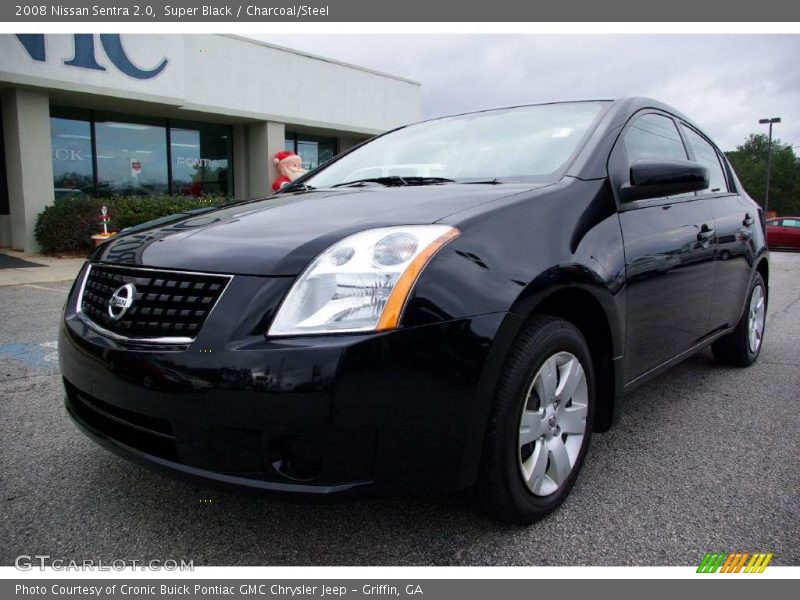 Super Black / Charcoal/Steel 2008 Nissan Sentra 2.0
