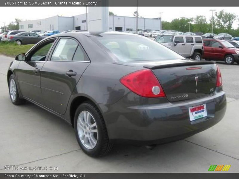Granite Metallic / Ebony 2006 Pontiac G6 V6 Sedan