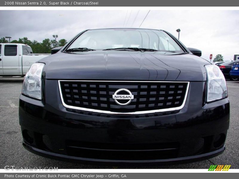 Super Black / Charcoal/Steel 2008 Nissan Sentra 2.0