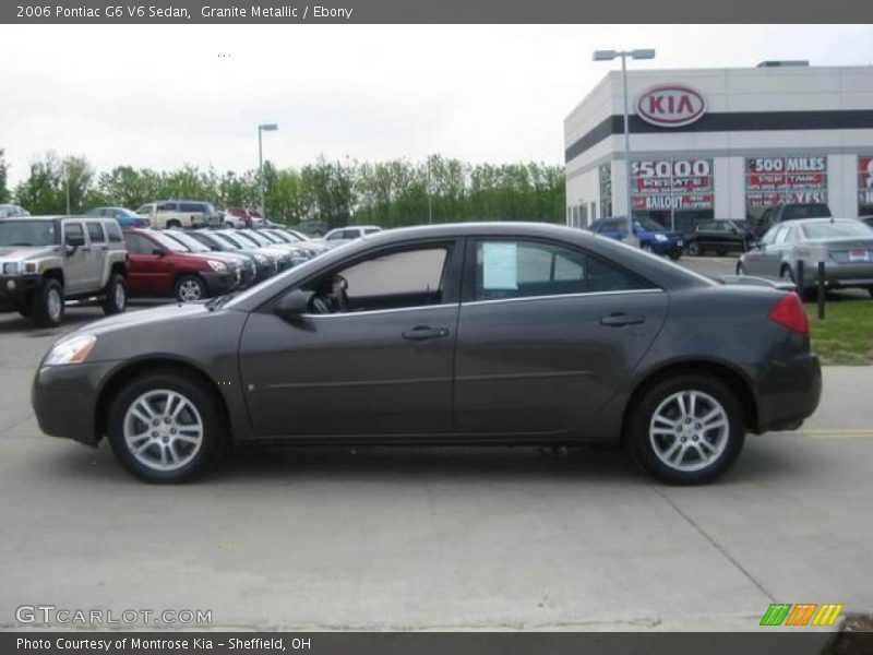 Granite Metallic / Ebony 2006 Pontiac G6 V6 Sedan