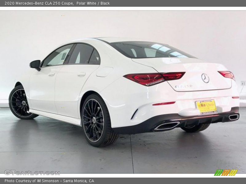 Polar White / Black 2020 Mercedes-Benz CLA 250 Coupe