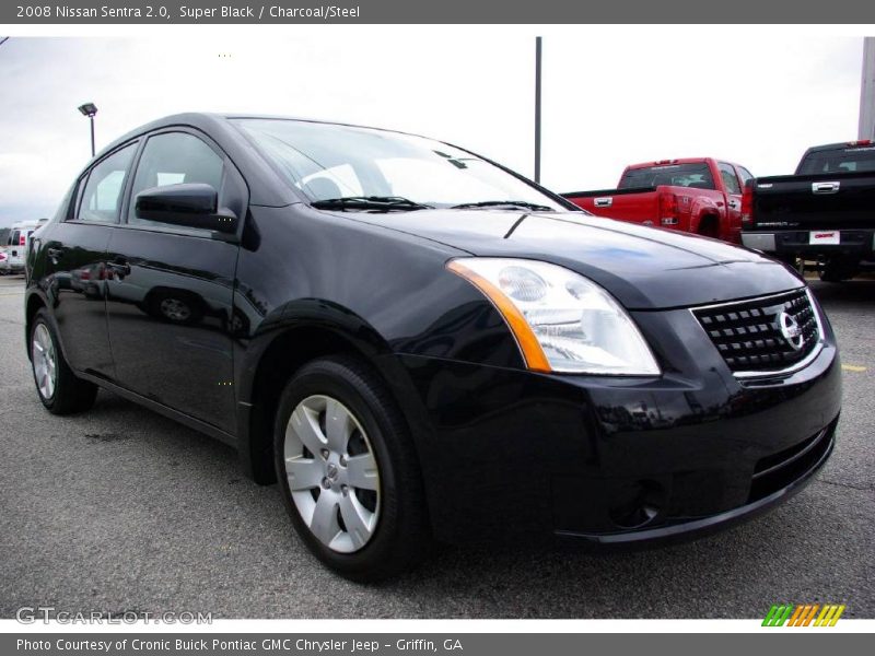 Super Black / Charcoal/Steel 2008 Nissan Sentra 2.0