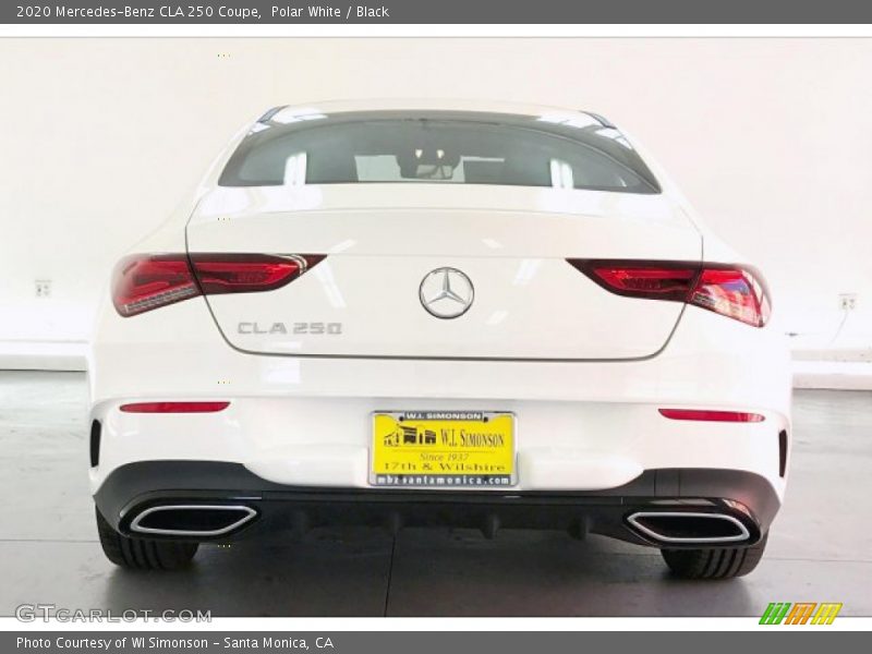 Polar White / Black 2020 Mercedes-Benz CLA 250 Coupe