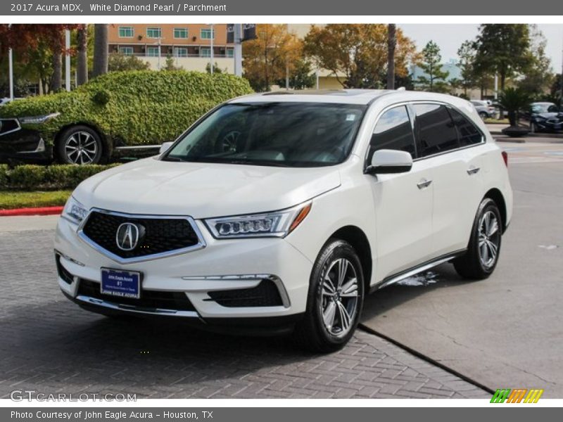 Front 3/4 View of 2017 MDX 