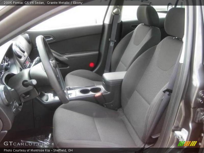 Granite Metallic / Ebony 2006 Pontiac G6 V6 Sedan
