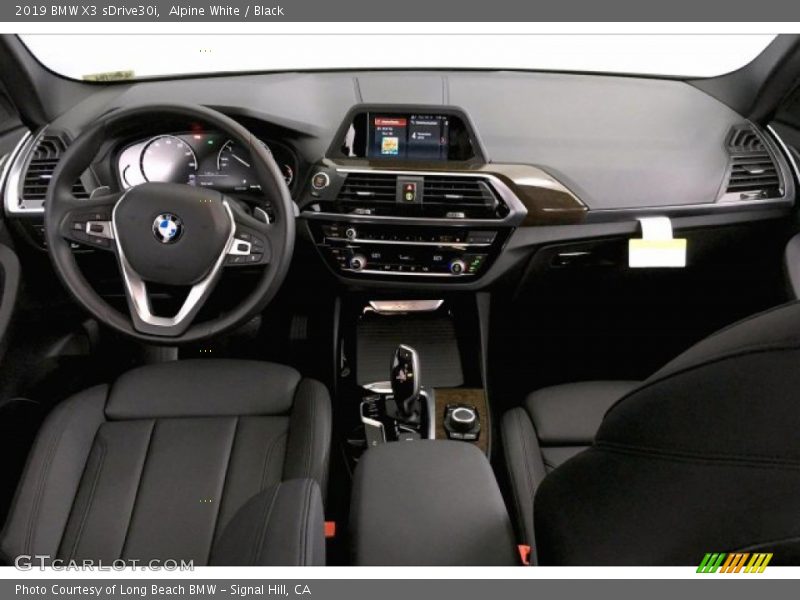 Alpine White / Black 2019 BMW X3 sDrive30i