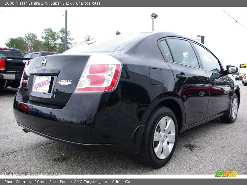 Super Black / Charcoal/Steel 2008 Nissan Sentra 2.0