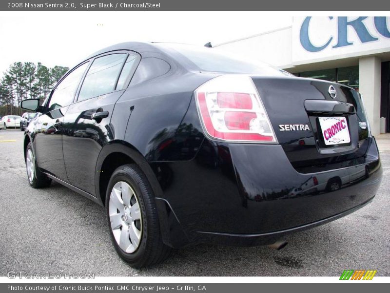 Super Black / Charcoal/Steel 2008 Nissan Sentra 2.0