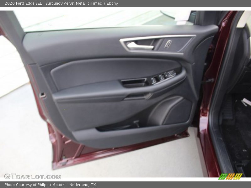 Burgundy Velvet Metallic Tinted / Ebony 2020 Ford Edge SEL