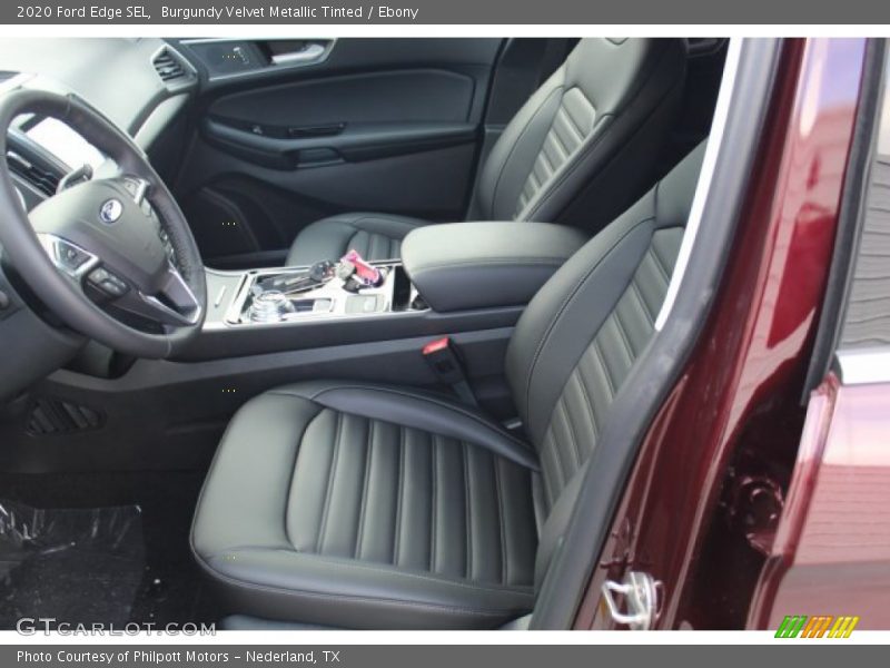 Burgundy Velvet Metallic Tinted / Ebony 2020 Ford Edge SEL