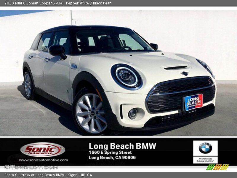 Pepper White / Black Pearl 2020 Mini Clubman Cooper S All4