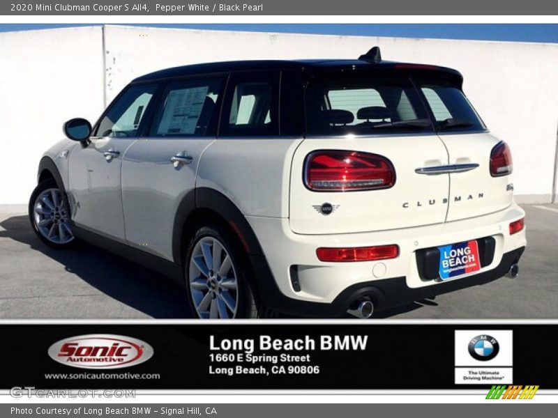 Pepper White / Black Pearl 2020 Mini Clubman Cooper S All4