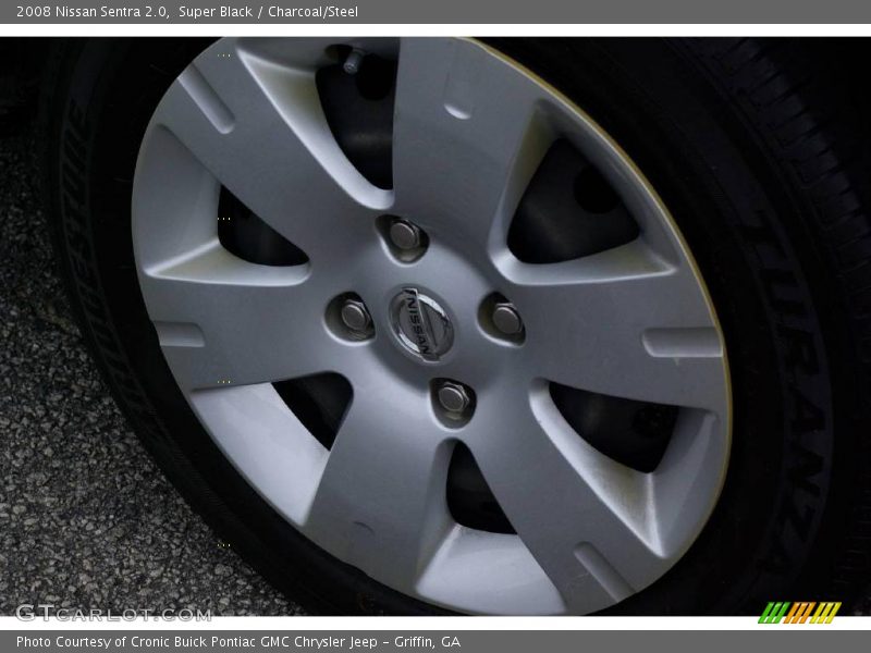 Super Black / Charcoal/Steel 2008 Nissan Sentra 2.0
