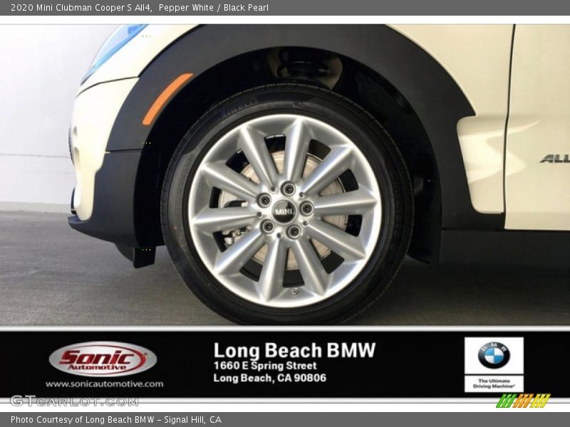 Pepper White / Black Pearl 2020 Mini Clubman Cooper S All4