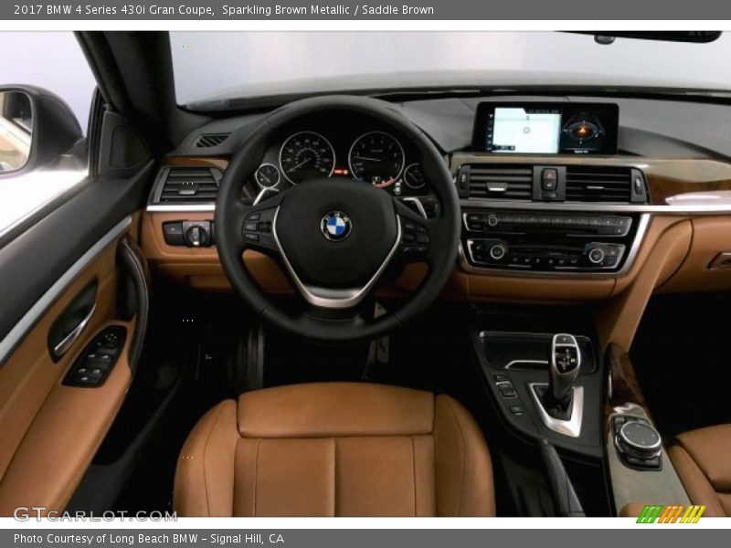 Sparkling Brown Metallic / Saddle Brown 2017 BMW 4 Series 430i Gran Coupe