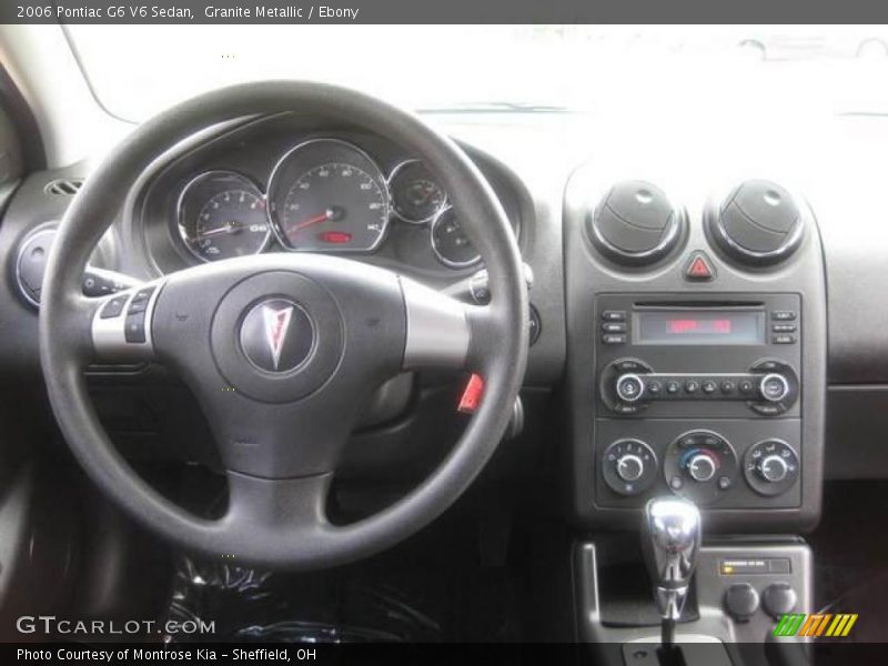 Granite Metallic / Ebony 2006 Pontiac G6 V6 Sedan