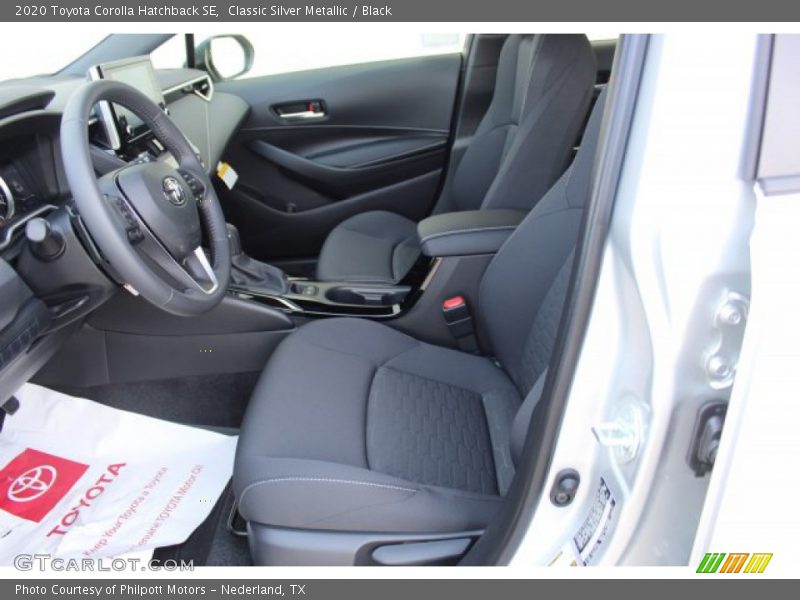  2020 Corolla Hatchback SE Black Interior