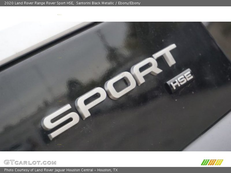 Santorini Black Metallic / Ebony/Ebony 2020 Land Rover Range Rover Sport HSE