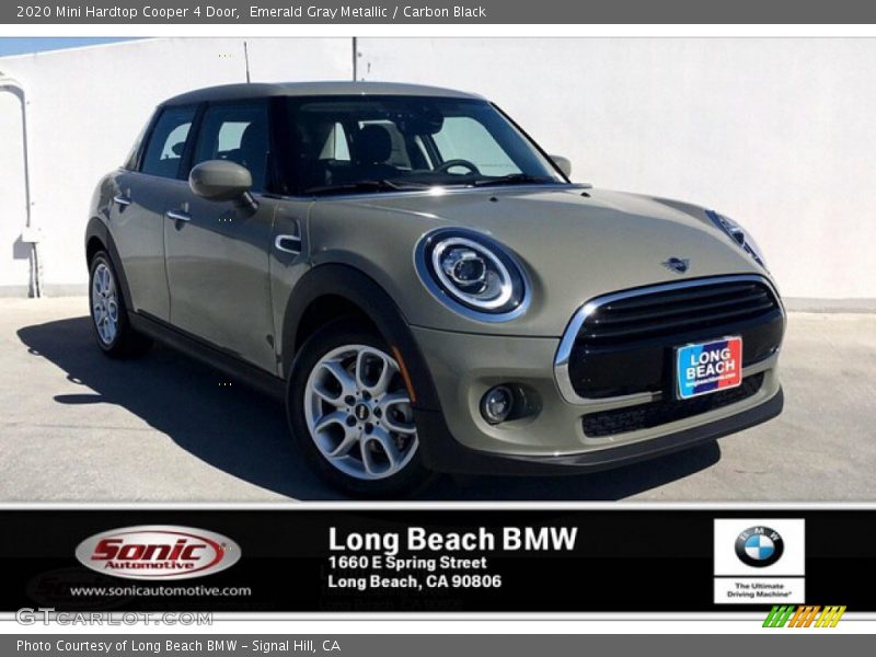 Emerald Gray Metallic / Carbon Black 2020 Mini Hardtop Cooper 4 Door