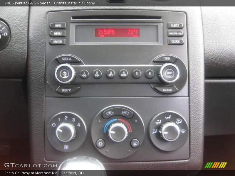 Granite Metallic / Ebony 2006 Pontiac G6 V6 Sedan