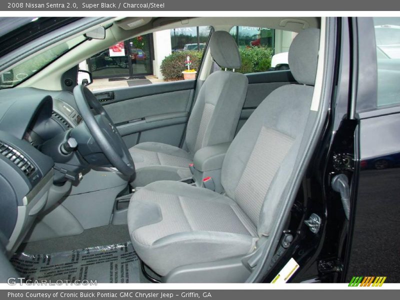 Super Black / Charcoal/Steel 2008 Nissan Sentra 2.0
