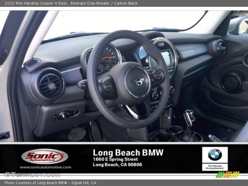 Emerald Gray Metallic / Carbon Black 2020 Mini Hardtop Cooper 4 Door