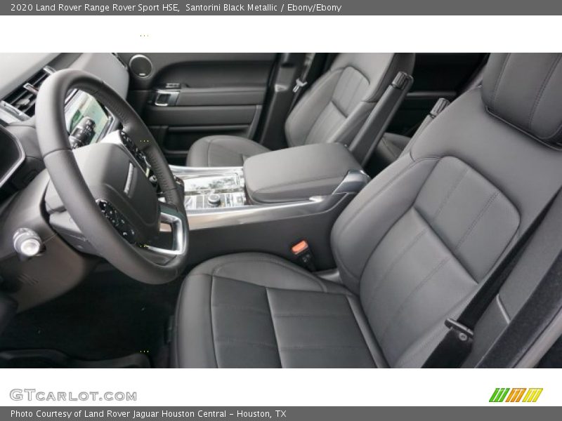Front Seat of 2020 Range Rover Sport HSE