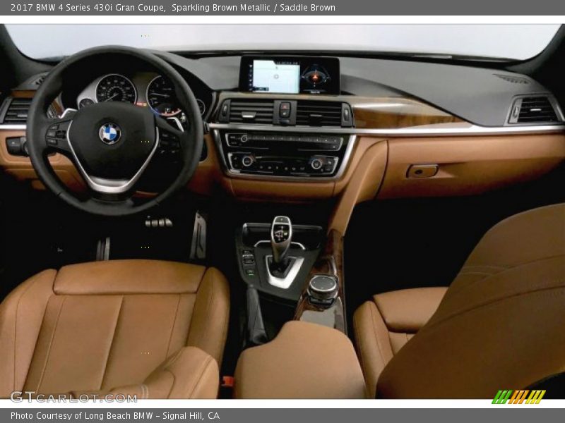Sparkling Brown Metallic / Saddle Brown 2017 BMW 4 Series 430i Gran Coupe