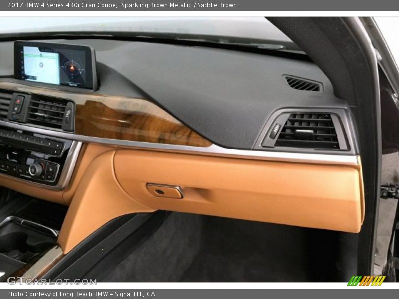 Sparkling Brown Metallic / Saddle Brown 2017 BMW 4 Series 430i Gran Coupe